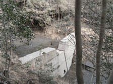 写真：島連山新燃岳 土石流発生通報システム