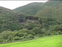 写真：北川村地すべり現場